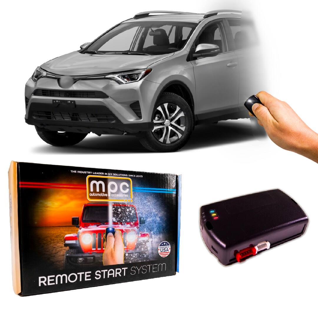 MPC - Remote Start For 2016 Toyota RAV4 - Hybrid - Uses OEM Remotes - Black