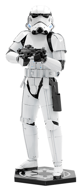 Front. Metal Earth - Metal Earth Premium Series Star Wars Stormtrooper 3D Metal Model Kit Fascinations - Silver.