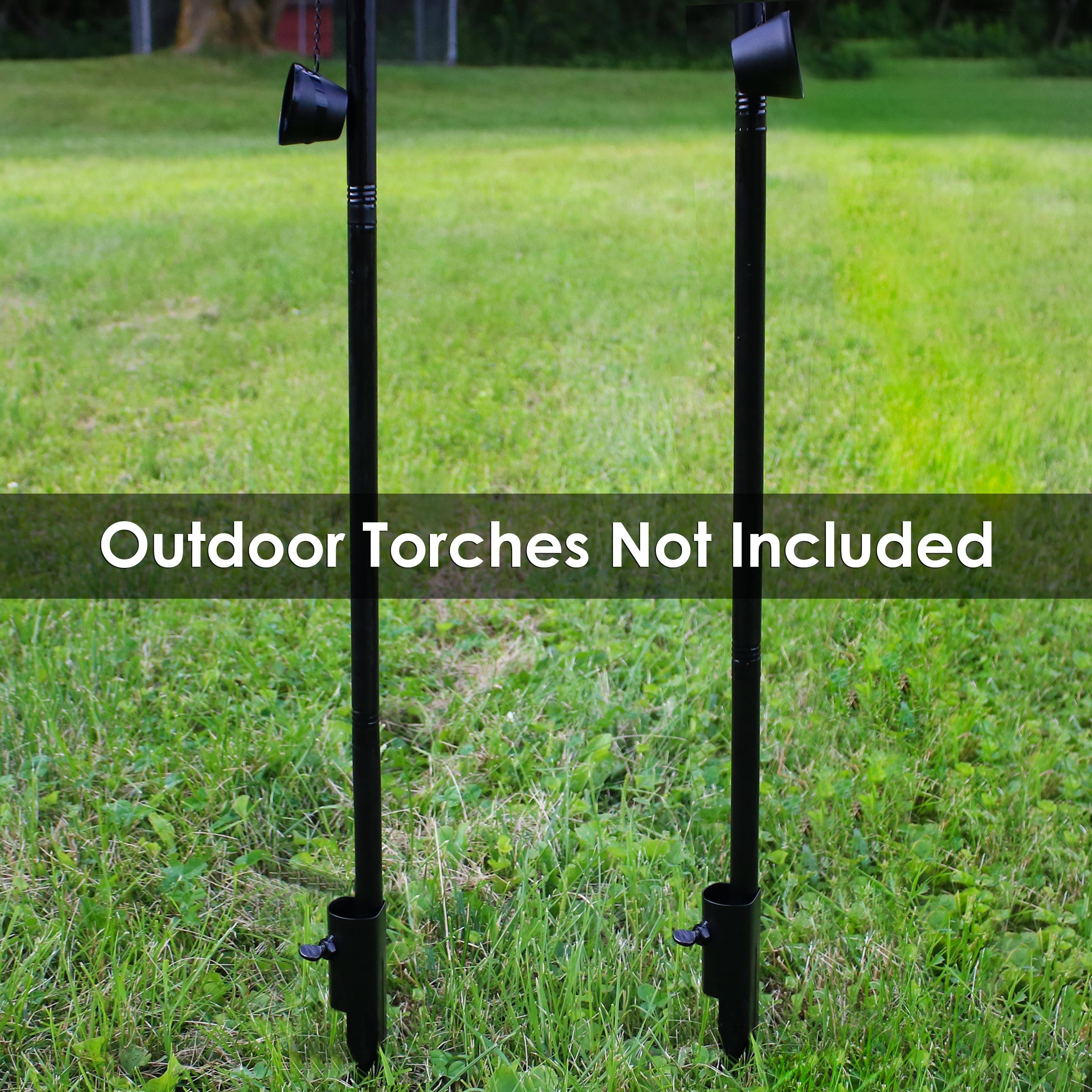 Outdoor Torches Not Included