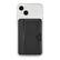 Angle. Insignia™ - Stick-on Wallet for Most Cell Phones - Black.