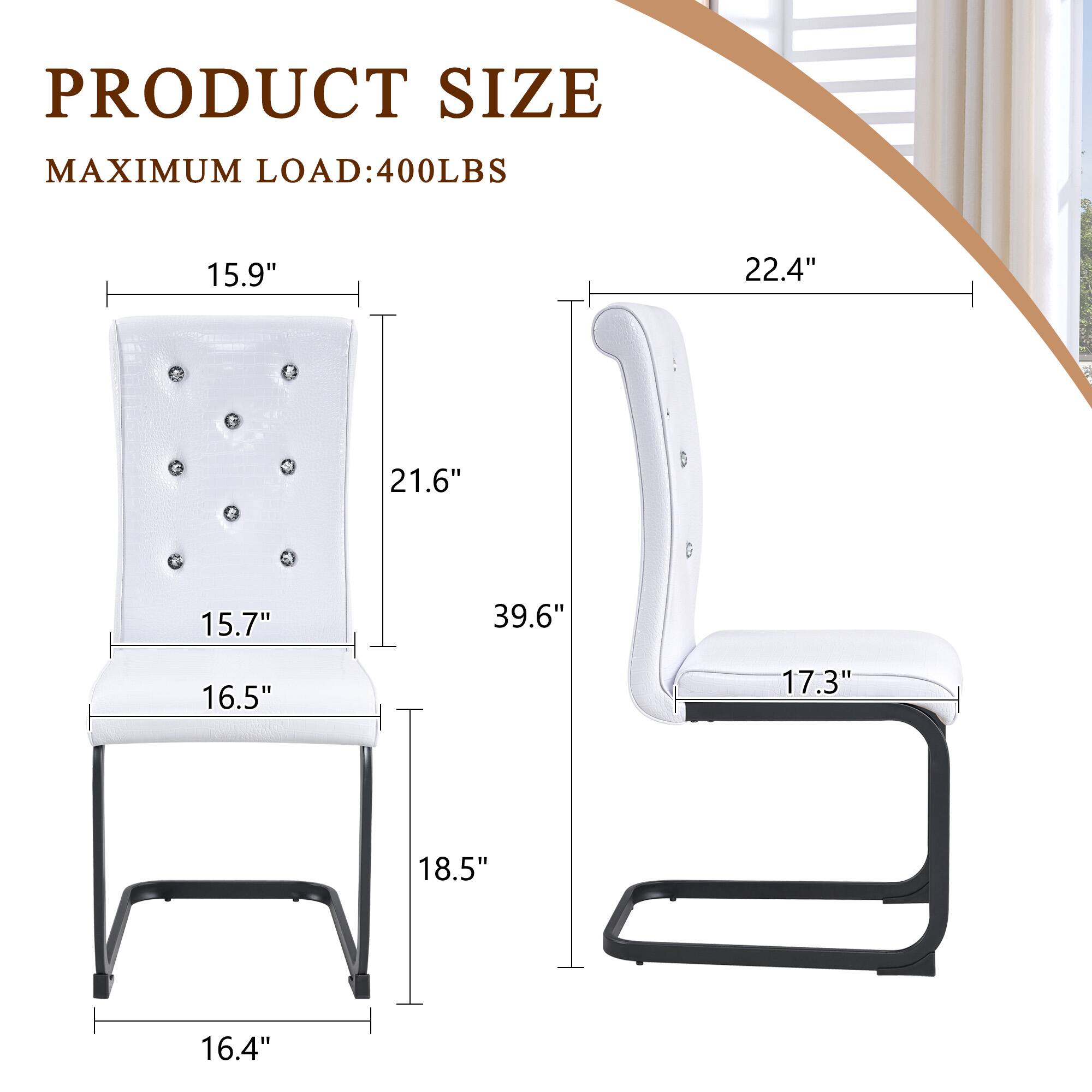 PRODUCT SIZE  
MAXIMUM LOAD: 400LBS  

15.9"  
21.6"  
15.7"  
16.5"  
18.5"  
16.4"  

22.4"  
39.6"  
17.3"