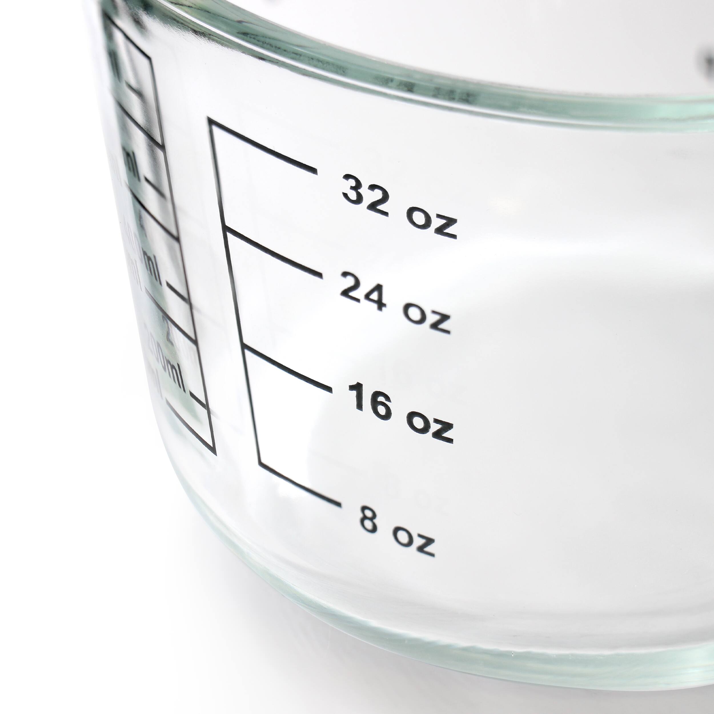 Alt View 3. Oster - Oster Coolidge 4 Cup Clear Glass Measuring Cup with Snap on Lid - Gray.