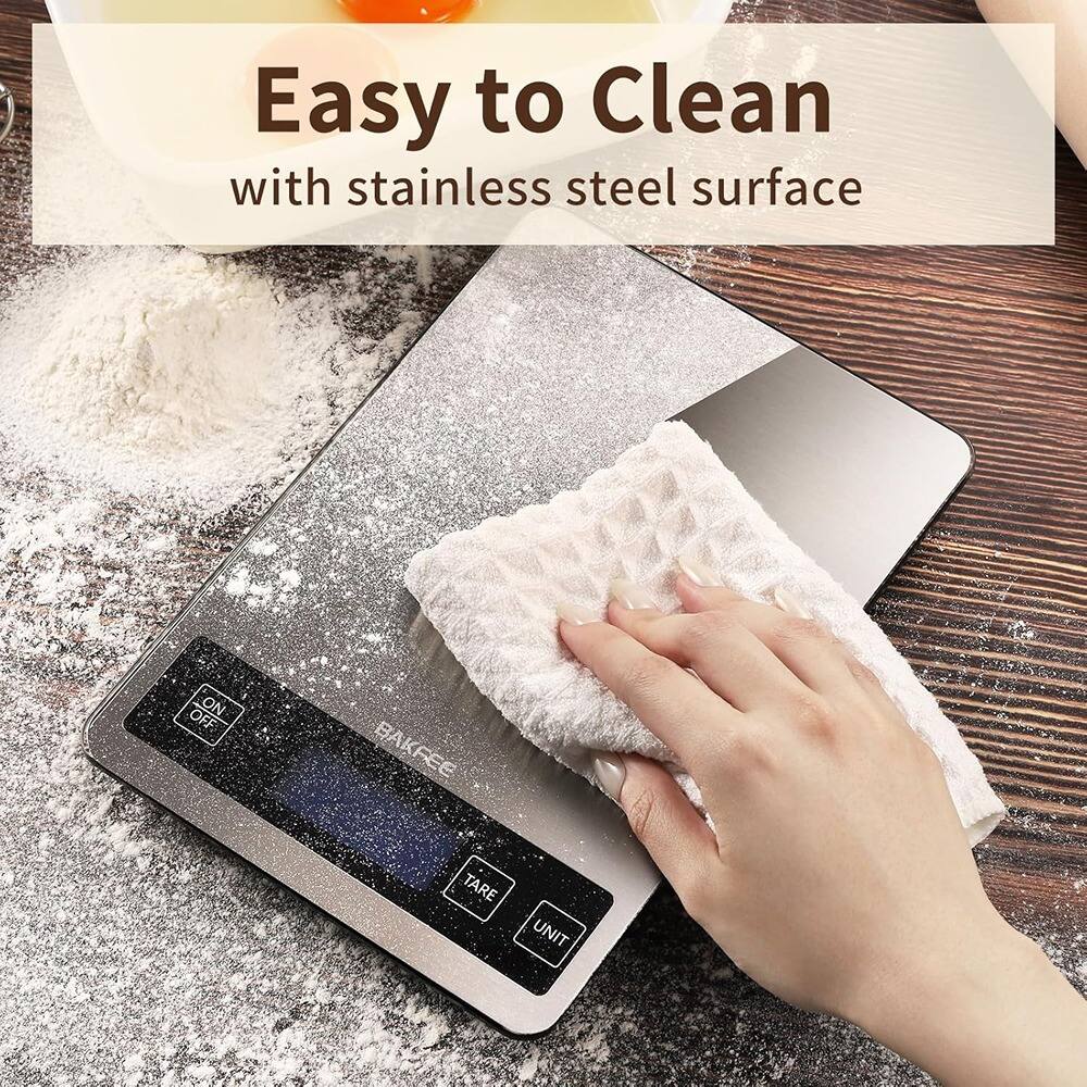 Easy to Clean  
with stainless steel surface  

BAKFREE TARE UNIT