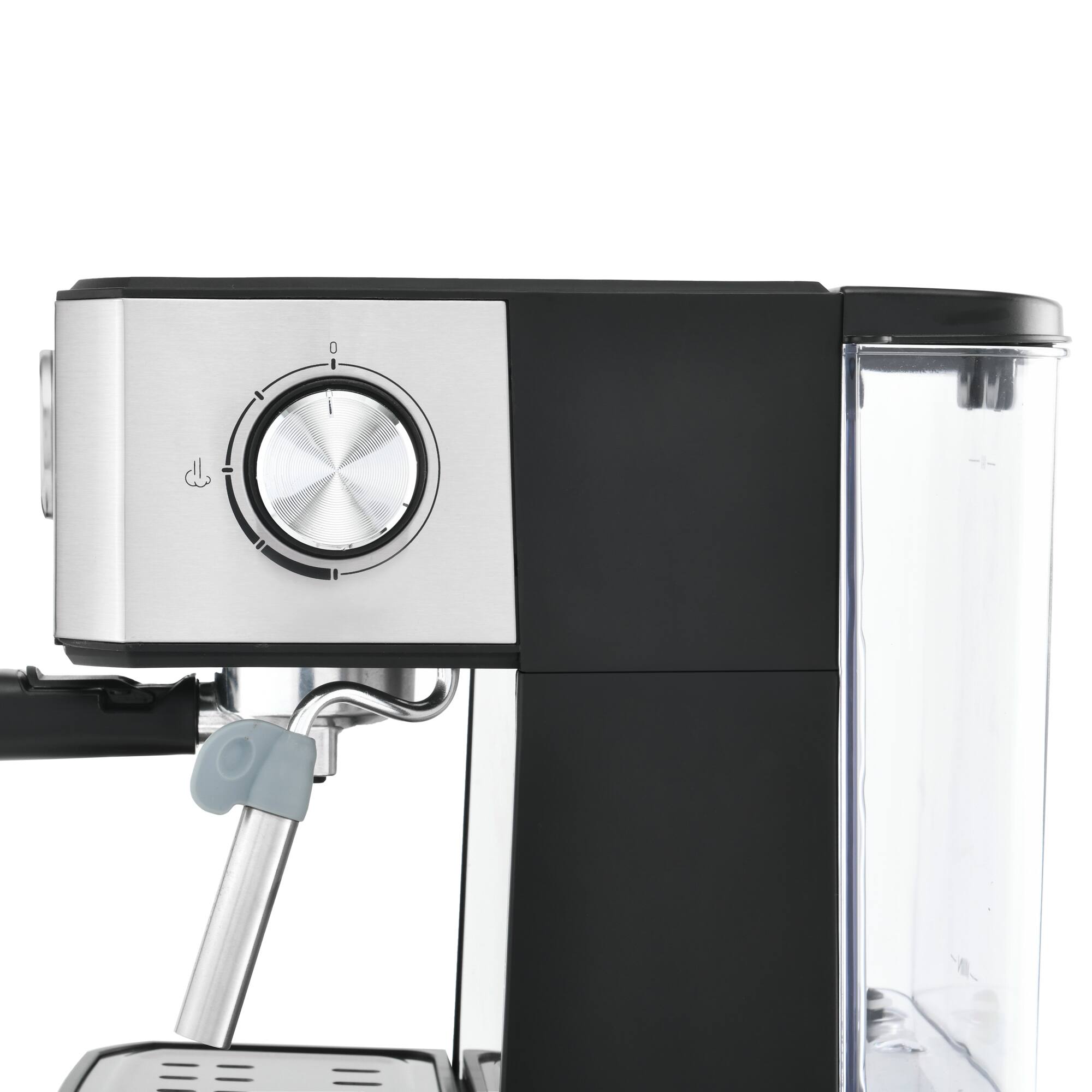 Alt View 2. HOMLUX - 20 Bar Coffeemakers Professional Espresso Machine with Milk Frother, Single & Double Shot, ESE Pod Compatible, - Silver.