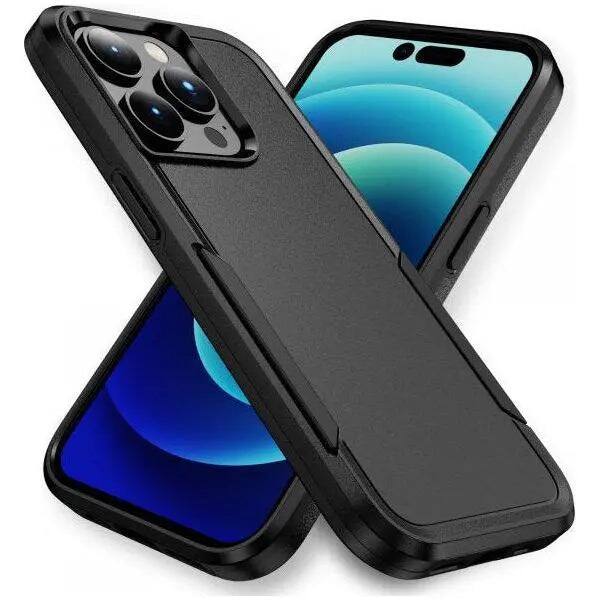Angle. Entronix - Entronix Case for iPhone 16 Pro Max - Soft-Touch Dual-Layer Sleek Cover - Black.