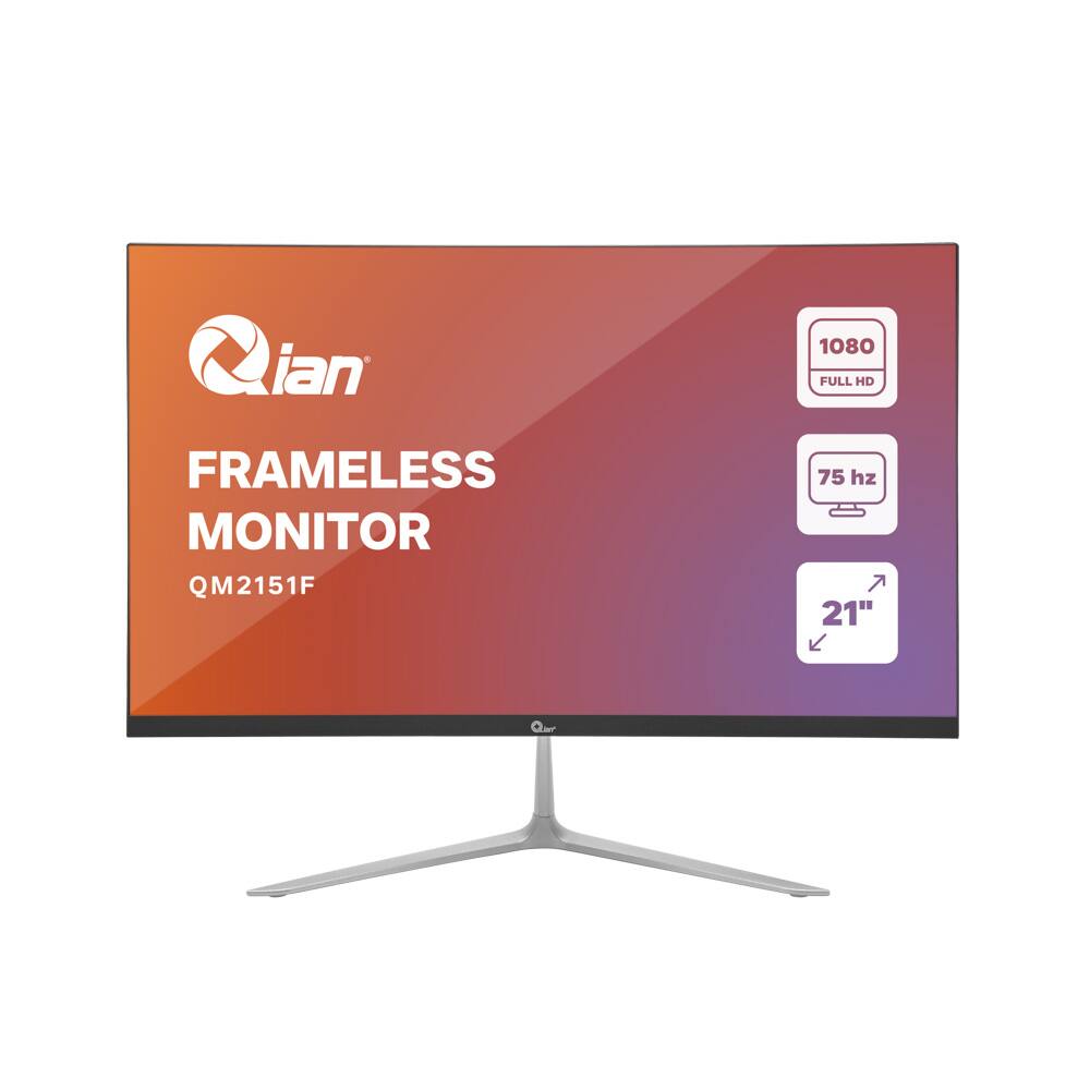 Qian Frameless Monitor QM2151F  
1080p Full HD  
75 Hz  
21"