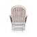 Alt View 12. Storkcraft - Hoop Glider and Ottoman - White/Pink.