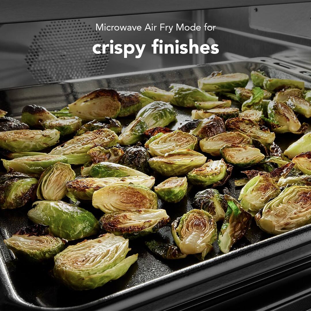 Microwave Air Fry Mode for crispy finishes