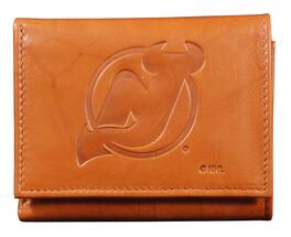 Rico Industries - New Jersey Devils NHL Embossed Leather Trifold Wallet - Multi