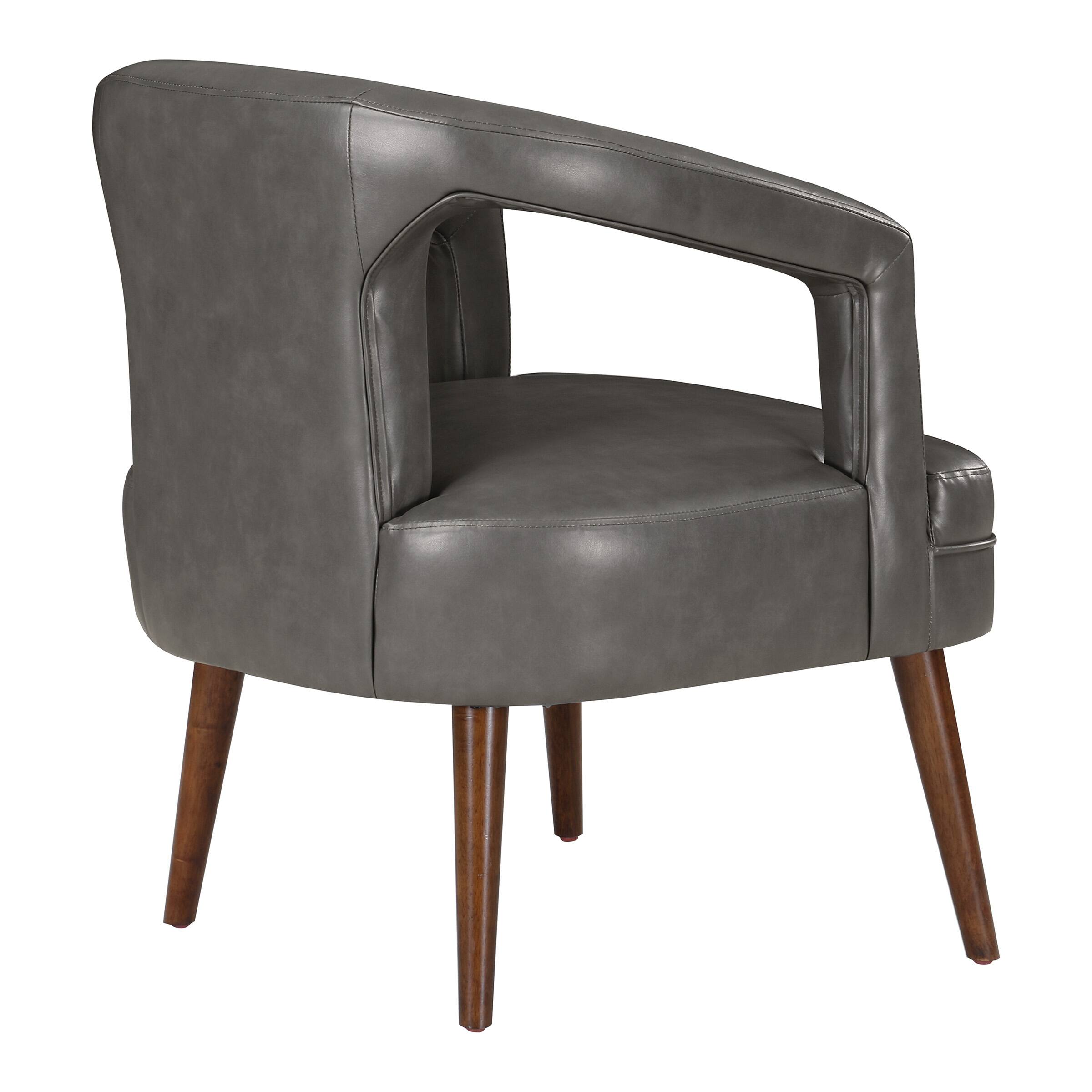 Alt View 12. OSP Home Furnishings - Mason Accent Reception Chair - Pewter.