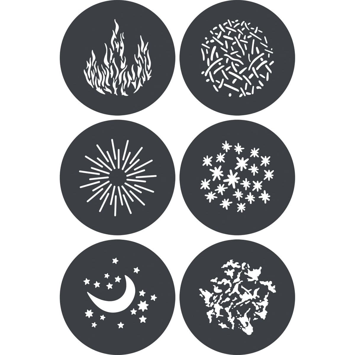 Godox - GP-GS1 Gobo Set for MG1200Bi Spotlight Mount (6-Pack) price history on PriceWatchPro
