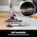 Shark POWERFINS HAIR-RO LED headlights Illuminate hidden debris around your home.