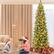Alt View 13. Costway - 9 FT Pre-Lit Artificial Christmas Tree with 1228 Frosted Tips 470 LED Lights - Green/White.