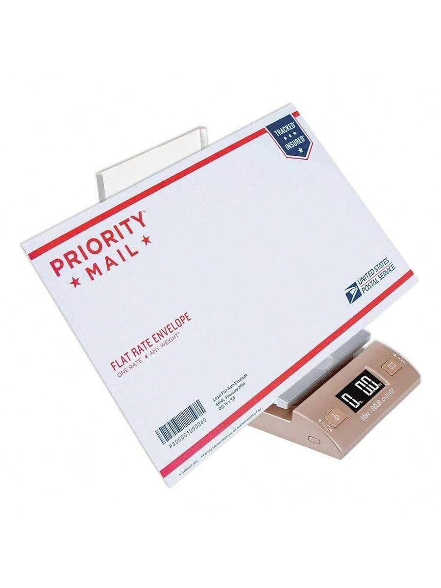 TRACKED  
INSURED  

PRIORITY MAIL  
FLAT RATE ENVELOPE  
ONE RATE * ANY WEIGHT  

UNITED STATES POSTAL SERVICE  

P50000100080  

Max 8.6LB