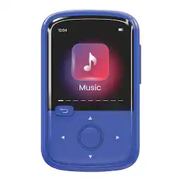GreenTouch - Klip Mini 128GB Kosher MP3 Player (No SD Slot, Blue)