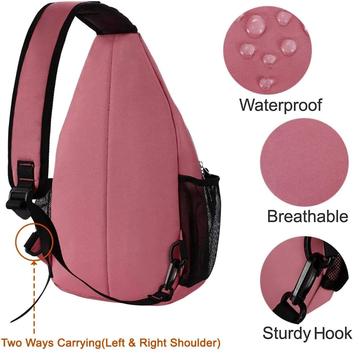 Waterproof Breathable Two Ways Carrying (Left & Right Shoulder) Sturdy Hook
