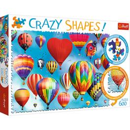 Trefl - Red 600 Piece Crazy Shapes - Colourful balloons