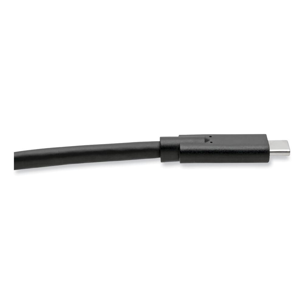 Back. Tripp Lite - Tripp Lite U420-006-5A 6 ft. USB Type-C (USB-C) to USB Type-C (M/M) 5 A USB 3.1 Gen 1 (5 Gbps) Cable - Black - Black.