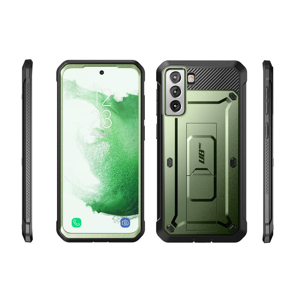 Alt View 7. SUPCASE - Galaxy S22 Unicorn Beetle PRO Rugged Case - Green.