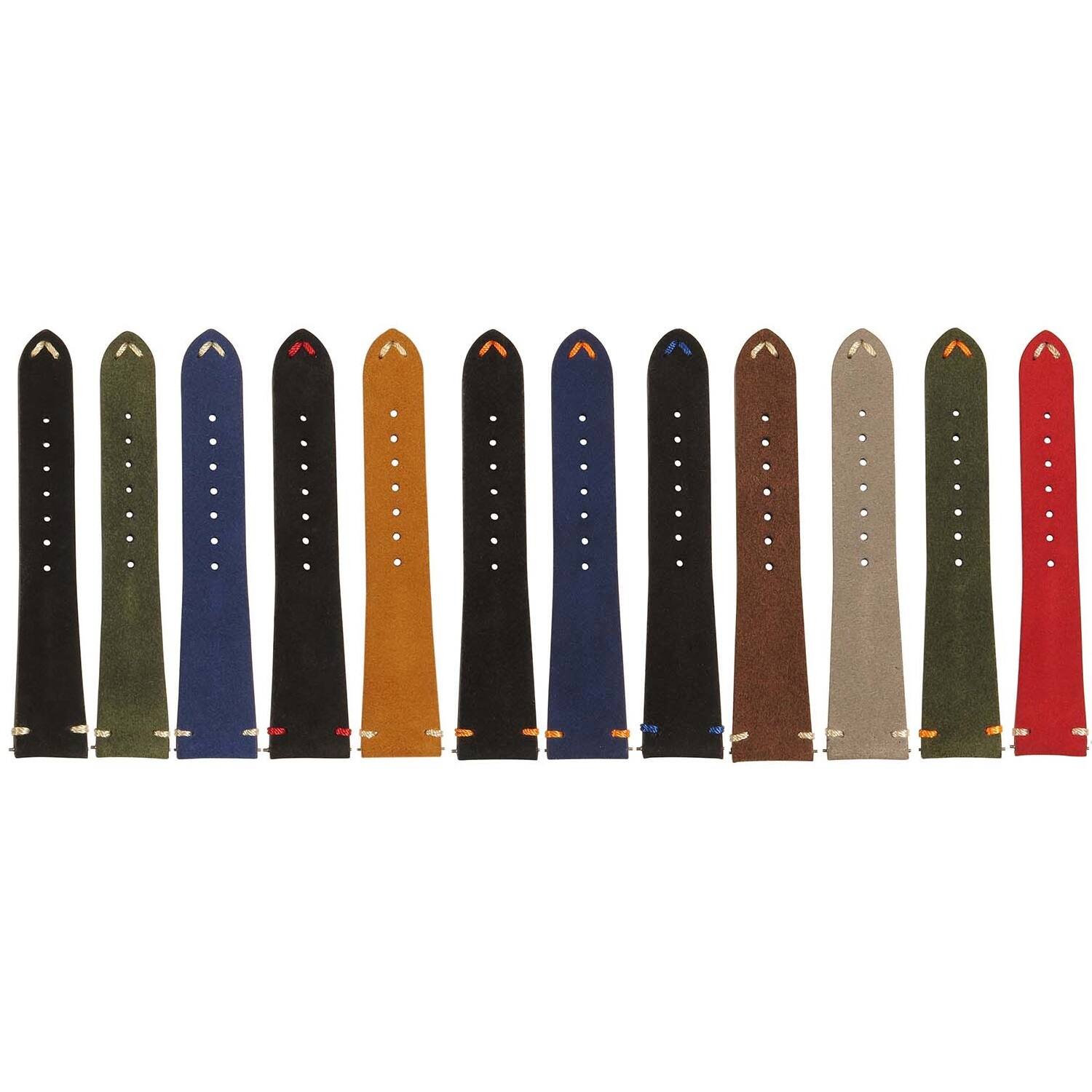 Alt View 2. StrapsCo - Everyday Suede Watch Band Strap For Apple Watch - 40mm/41mm/42mm - Black.