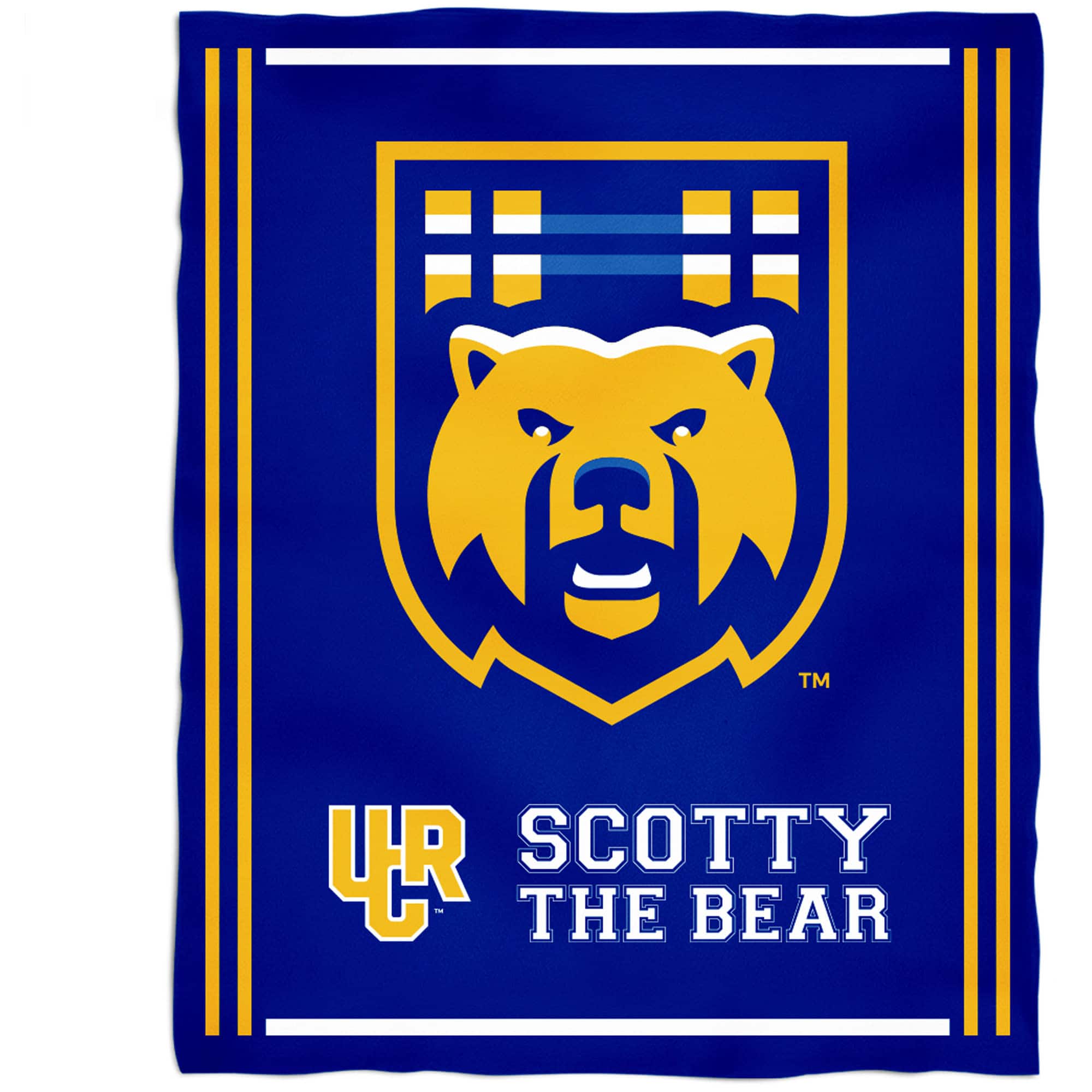 Vive La Fete - UC Riverside Highlanders 36'' x 48'' Children's Mascot Plush Blanket - Multicolor