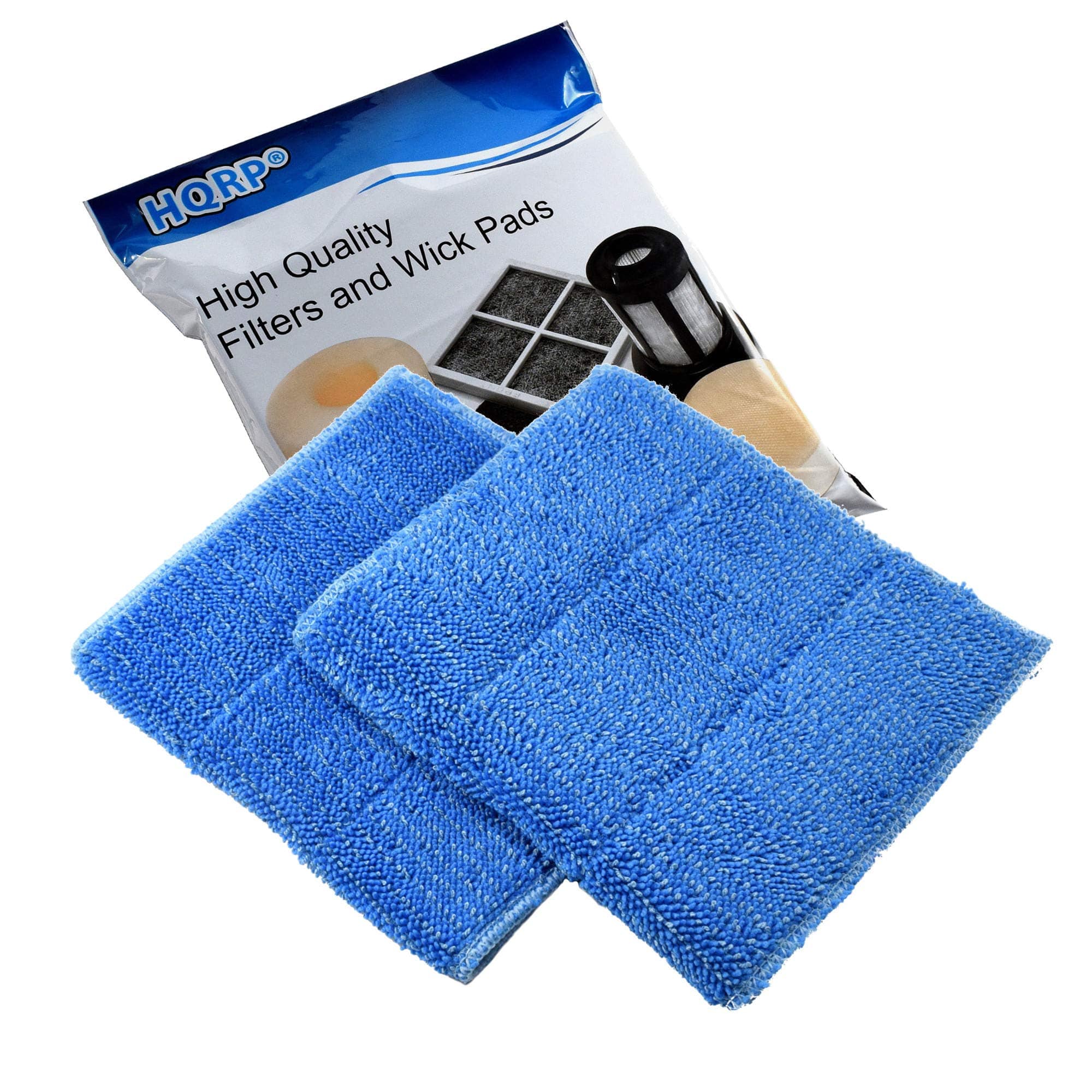 HQRP - 2-Pack Washable Microfiber Steam Mop Pads for HAAN FS SI MS Series - Replaces RMF2X RMF4X price history on PriceWatchPro