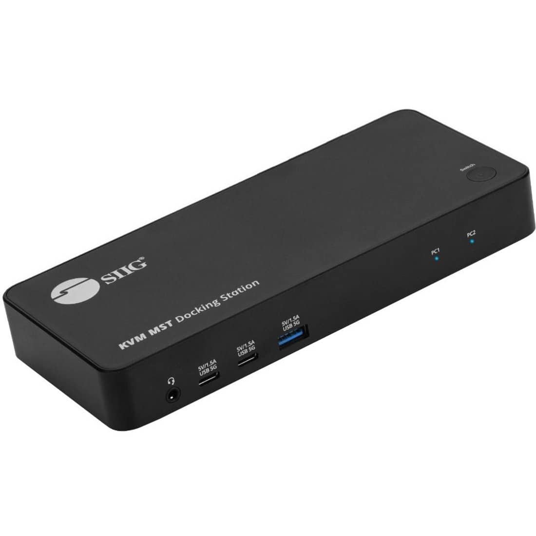 SIIG - Dual Host USB-C KVM MST Docking Station - Black price history on PriceWatchPro