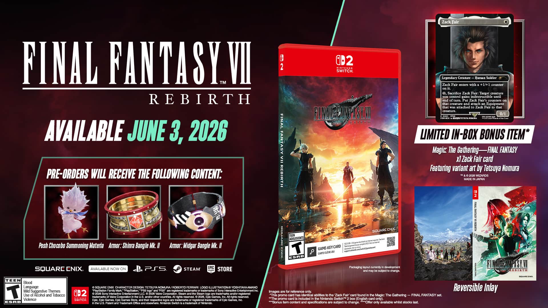 FINAL FANTASY VII REBIRTH Day One Edition Nintendo Switch 2 - Best Buy