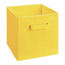 ClosetMaid - Cubeicals Fabric Drawer, Open Storage Organizing Bin - Yellow