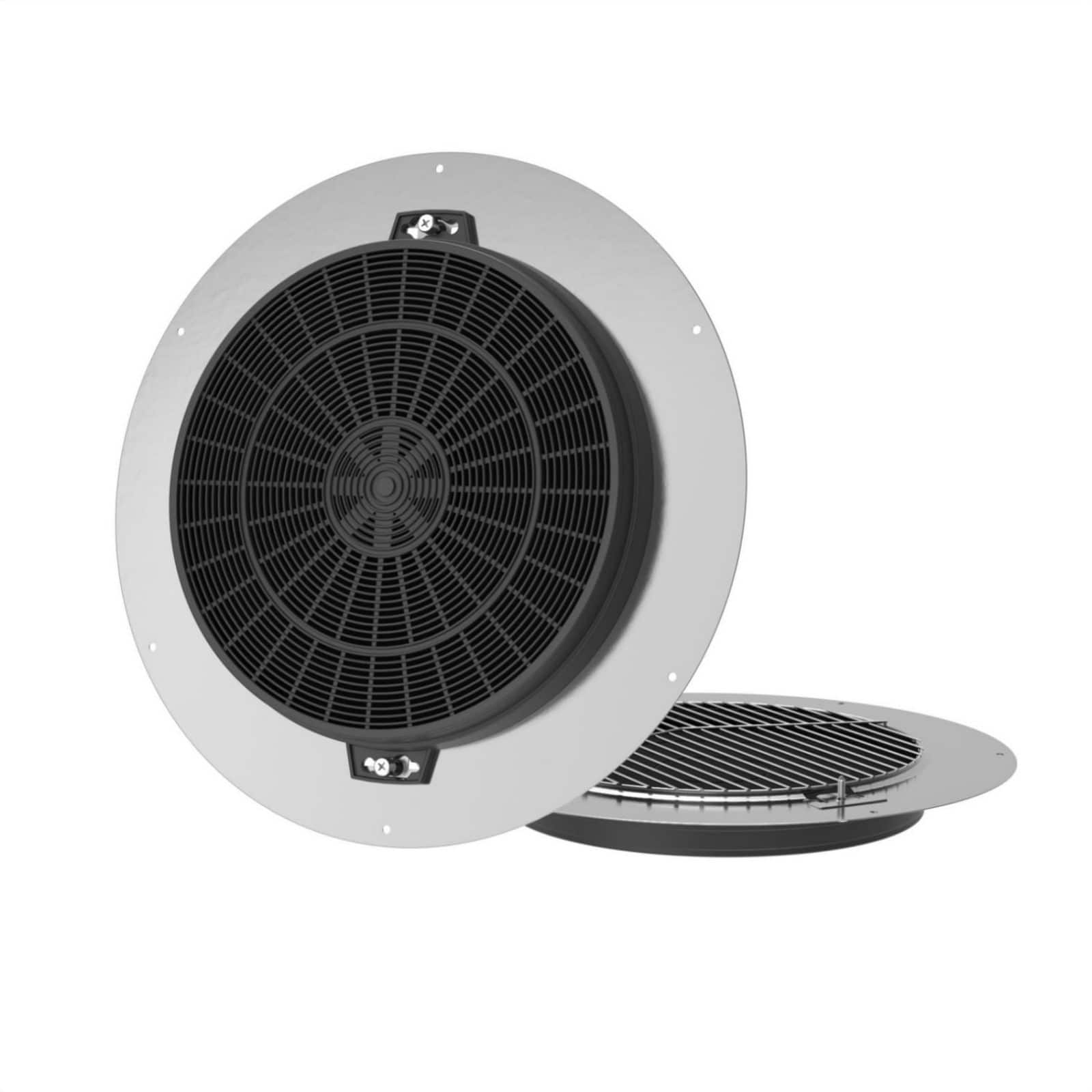 Replacement Charcoal Filters for Empava Ductless Range Hood 30RH01 36RH02 - 2 Pack, Non-Ducted Carbon Odor Eliminator - Black