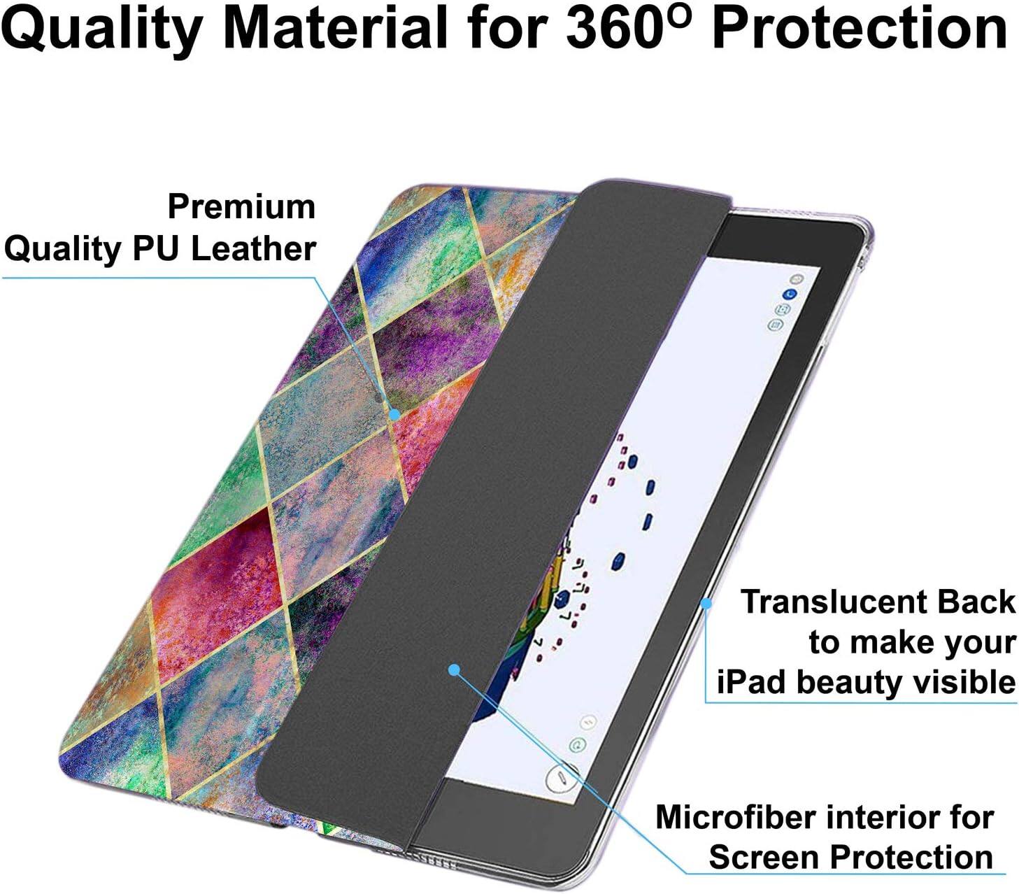 Quality Material for 360° Protection

Premium Quality PU Leather

Translucent Back to make your iPad beauty visible

Microfiber interior for Screen Protection