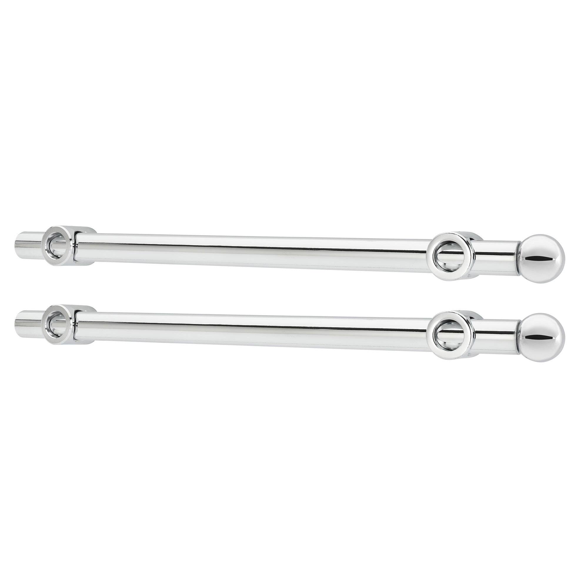 Alt View 1. Rev-A-Shelf - Rev-A-Shelf 14" Extendable Metal Closet Valet Rod, CVR-14-CR (2 Pack) - Silver.