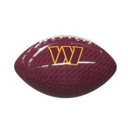 Logo Brands - Washington Commanders Rubber Glossy Mini Football - Multicolor
