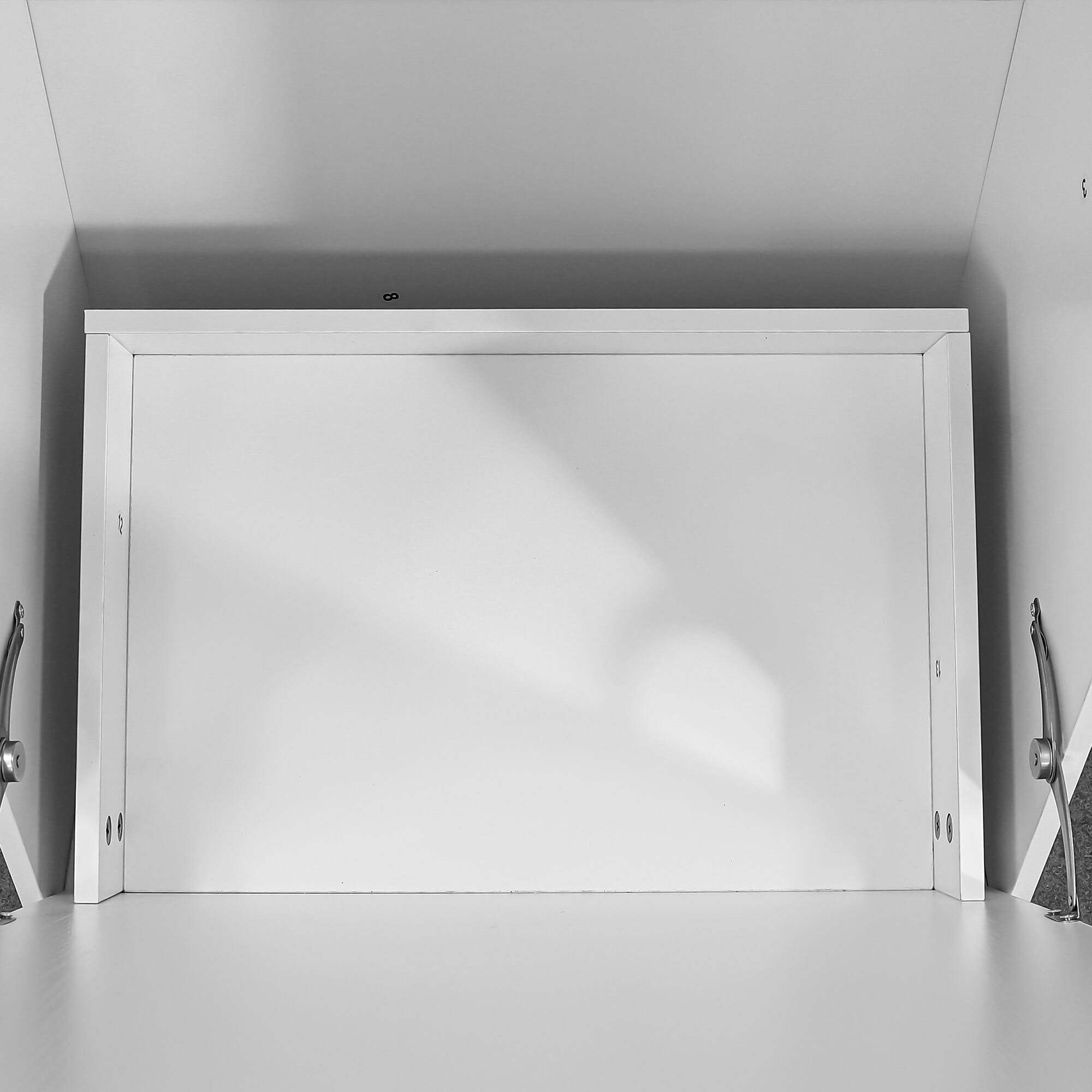 Alt View 8. Ihomeadore - 37.8" H Modern Farmhouse Tilt-Out Trash Cabinet with 13 Gallon Hidden Trash Can Cabinet for Kitchen and Dining Room - White.