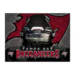 Sporticulture - Tampa Bay Buccaneers 18" x 24" 3D Facemask Puzzle - Multicolor