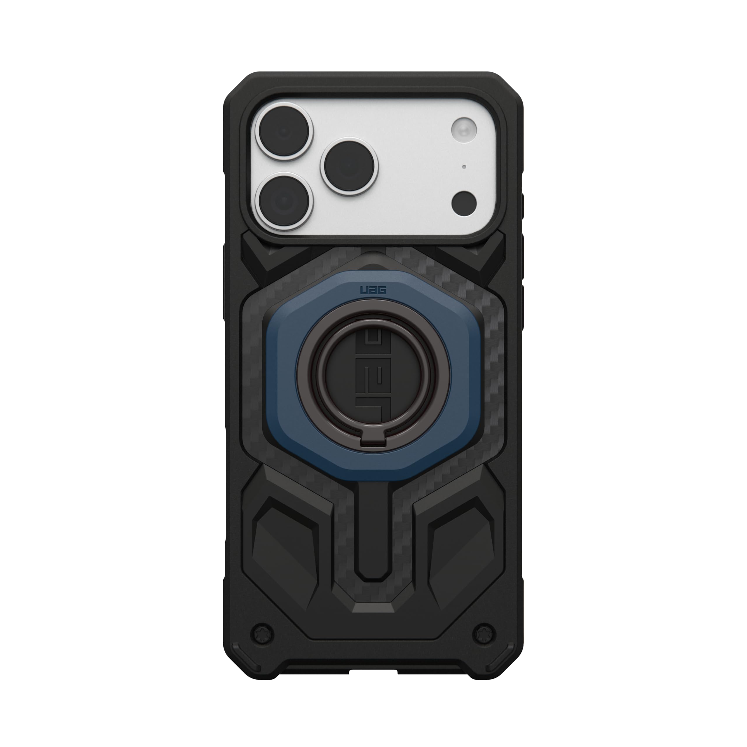 Alt View 2. UAG - Mag Ring Stand LT, Ultra Strong Magnet w/ Multi-Viewing Kickstand, Universal MagSafe Phone Grip & Stand - Mallard.
