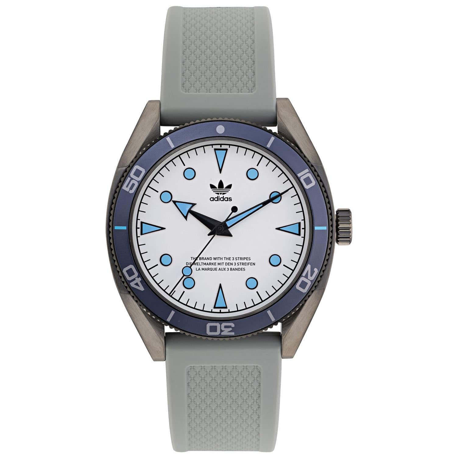 adidas - Men's Originals Fashion Edition Two Dial Watch - AOFH22003 - Silver