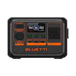 BLUETTI - BLAC2P 300W LiFePO4 Power Station for Camping, Home Use, Emergency (230.4 Wh Capacity) - Gray