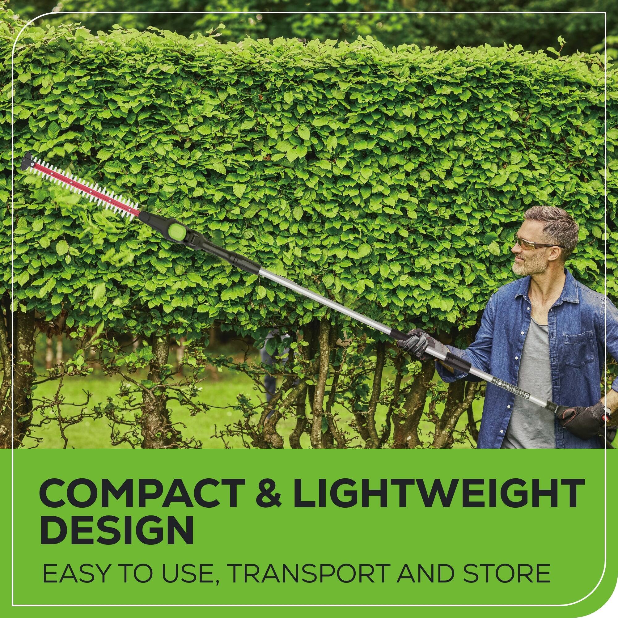 COMPACT & LIGHTWEIGHT DESIGN  
EASY TO USE, TRANSPORT AND STORE