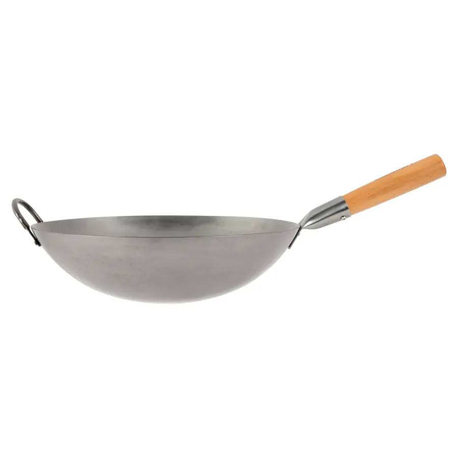 Alt View 26. Cuisinart - Outdoor Wok Station, 50,000 BTU Propane Outdoor Wok Burner w Prep Table, 14" Carbon Steel Wok for Stir Fry, Searing, BBQ - Black.