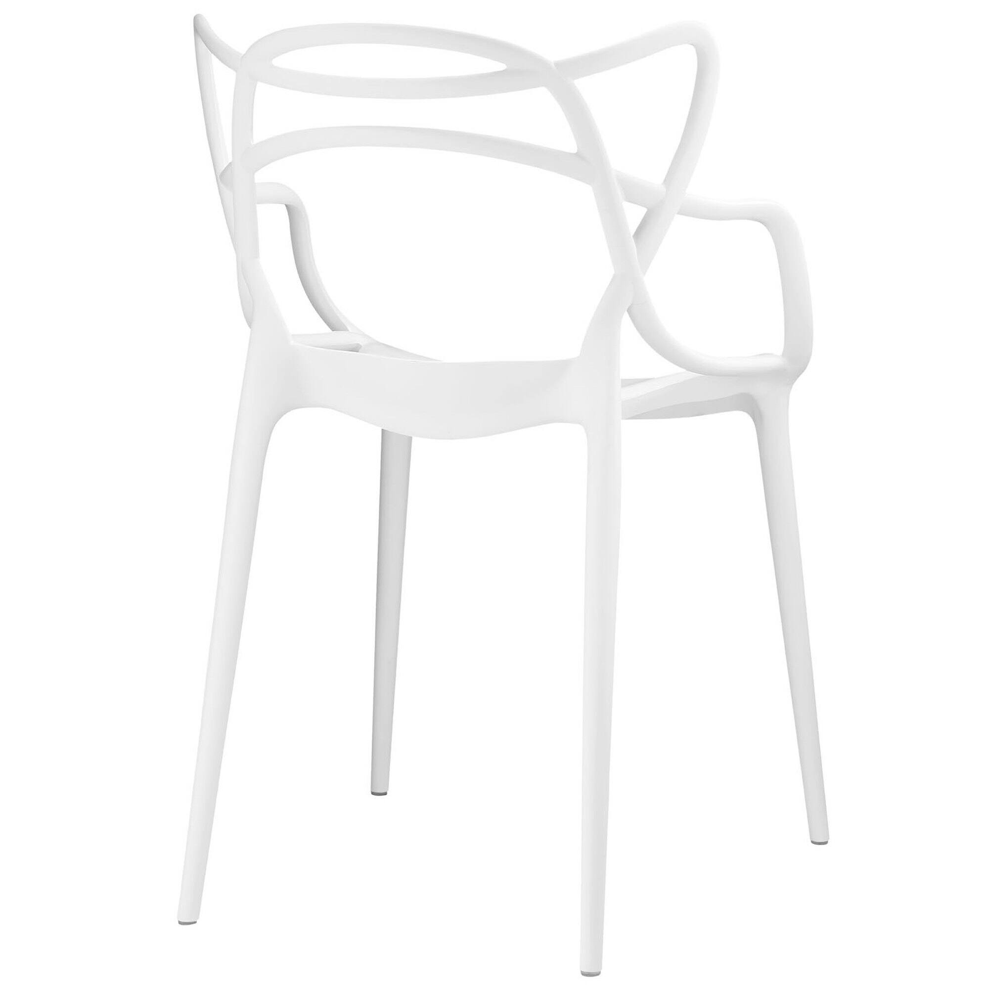 Back. Modway - Entangled Dining Armchair by Modway - White.