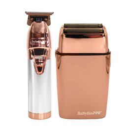 Babyliss - Pro LIMITEDFX Collection Limited Edition Trimmer and Double Foil Shaver #FXDUOFS2TRG - Rose Gold