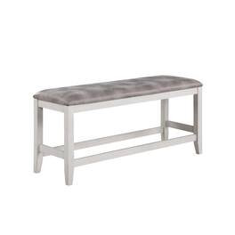 New Classic Furniture - Richland Counter Ht Bench - White