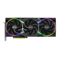 PNY - GeForce RTX 5090 ARGB 32GB OC GDDR7 PCI Express 5.0 Graphics Card with Triple Fan - Black - Front_Zoom