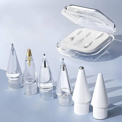 RTMB Upgraded Apple Pencil Tips with Case No Wear Out Fine Point