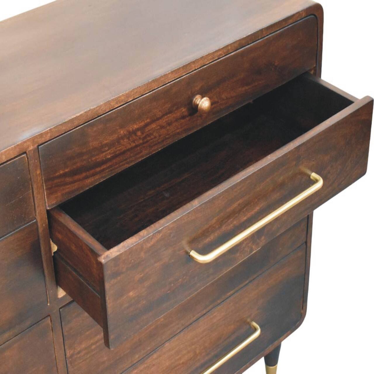 Alt View 7. Artisan Furniture - Artisan Furniture Solid Wood Hudson 8 Drawer Dresser - Brown.