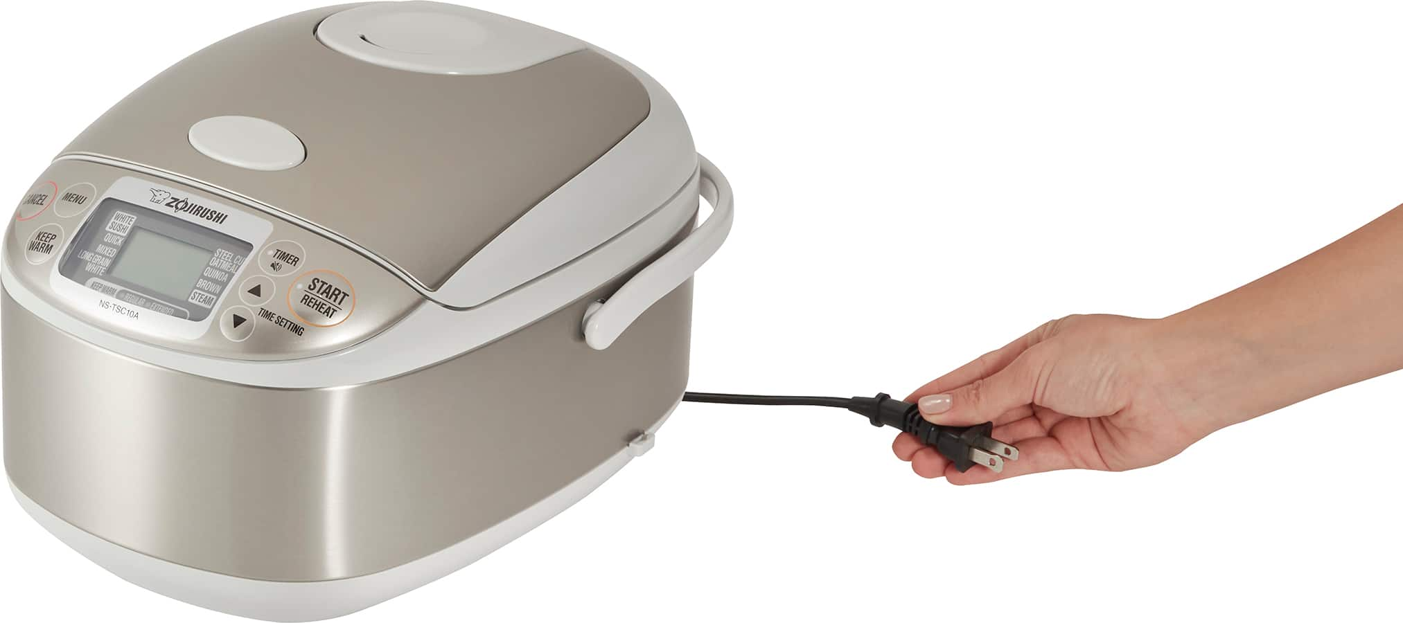 Brand New Zojirushi offers NS-TGC18 White 10 Cup Rice Cooker