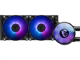 MSI - MAG Coreliquid A12 240 - 240mm AIO ARGB CPU Cooler - LGA 1700/1851, AM5/AM4 - Black