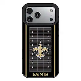 Keyscaper - NFL - New Orleans Saints Bump Case with 8.2ft Drop Protection - 15 - Multicolor