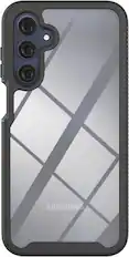 Front. SaharaCase - Raider Series GRIP Case for Samsung Galaxy A17 5G (2026) and Galaxy A16 5G - Scorpion Black.